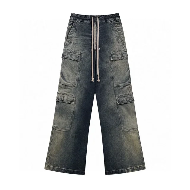 Dark Wash Cargo Jean