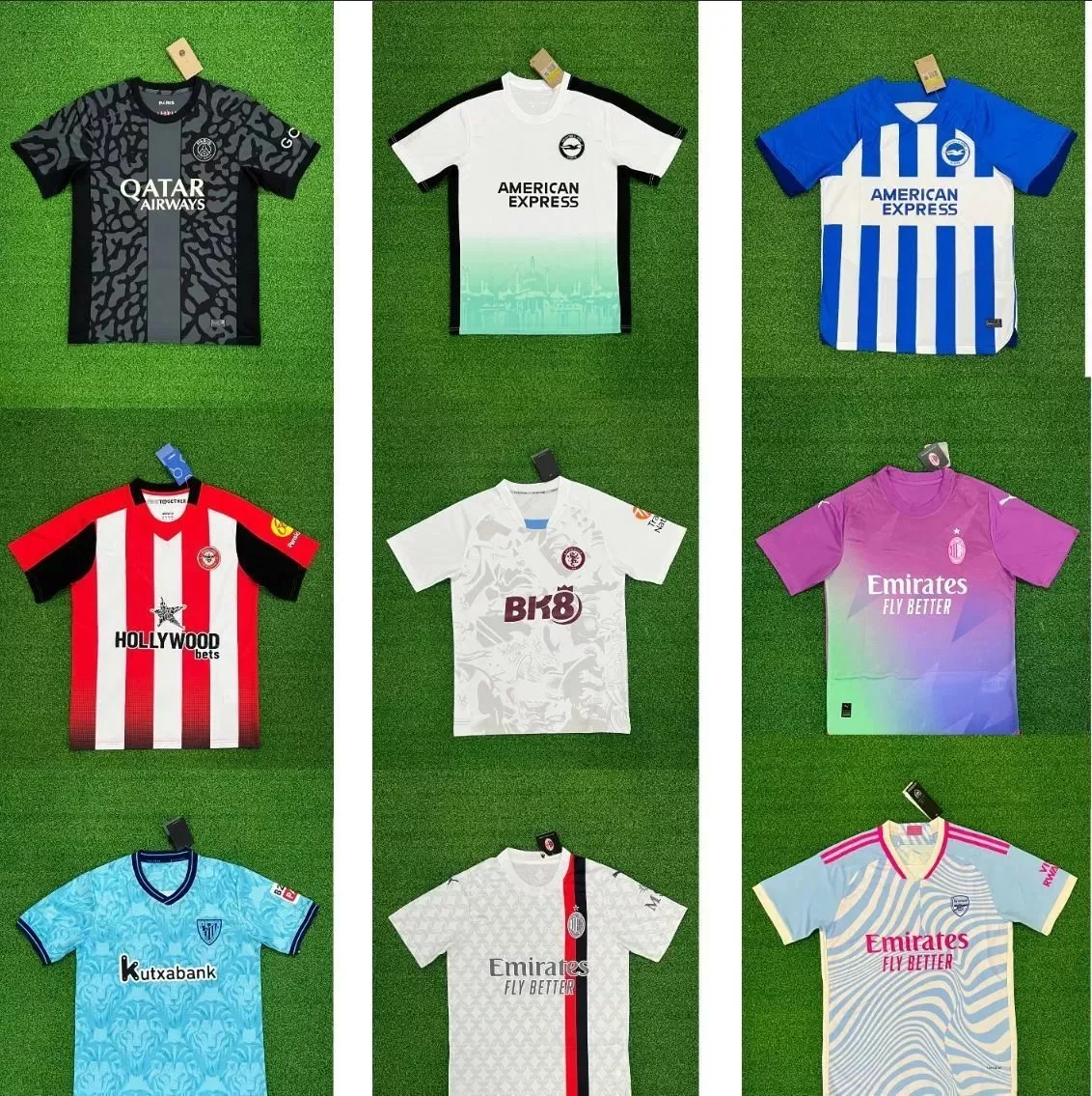 Assorted Football Jersey Collection