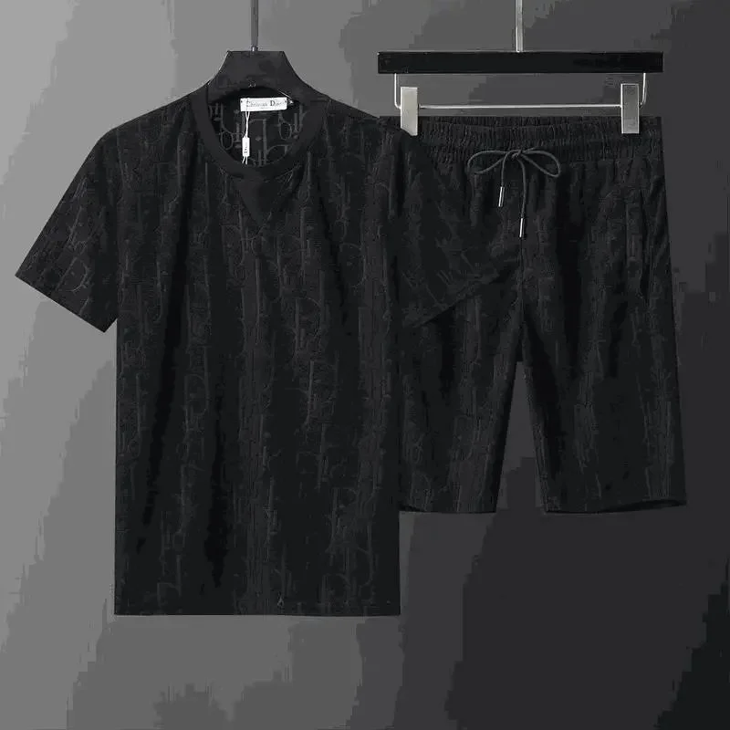 Dior Black Short Sleeve Set