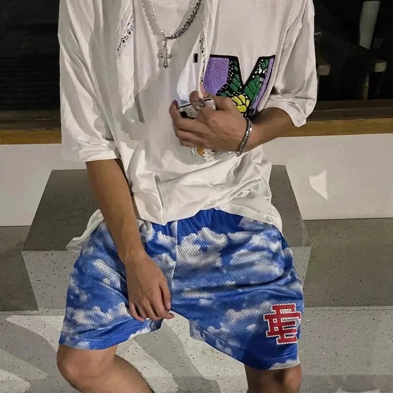 Mesh Drawstring American Shorts 4