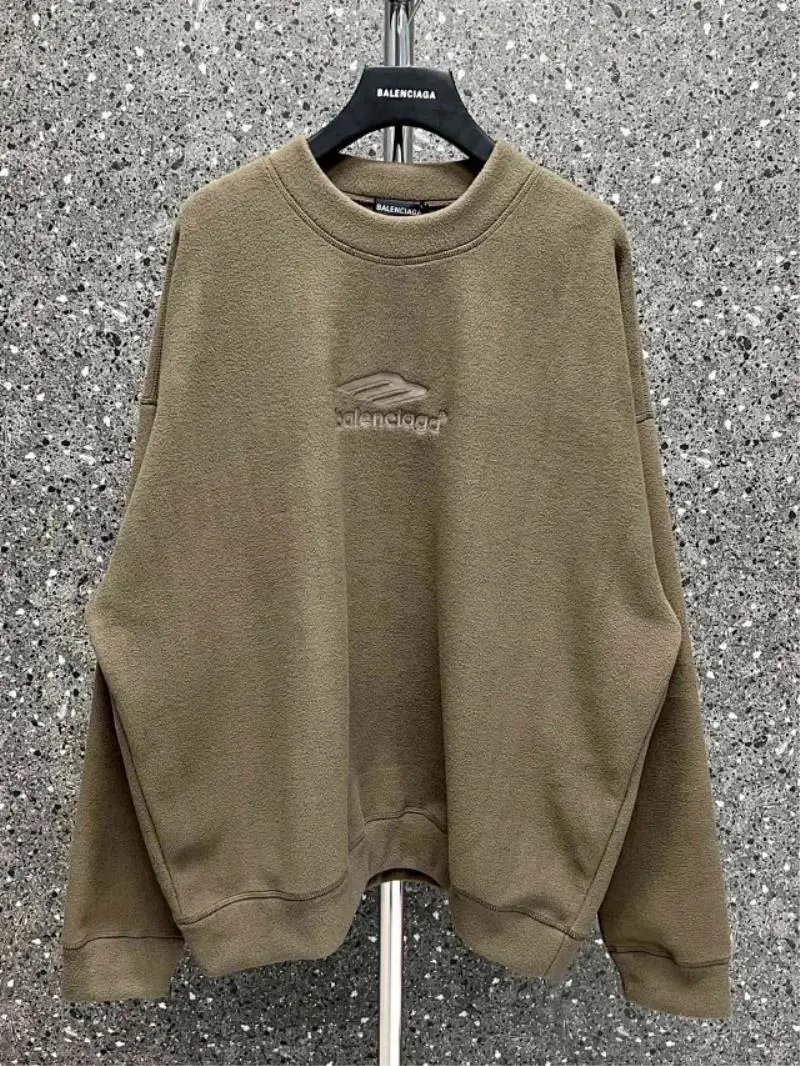 Balenciaga Logo Embroidered Sweatshirt