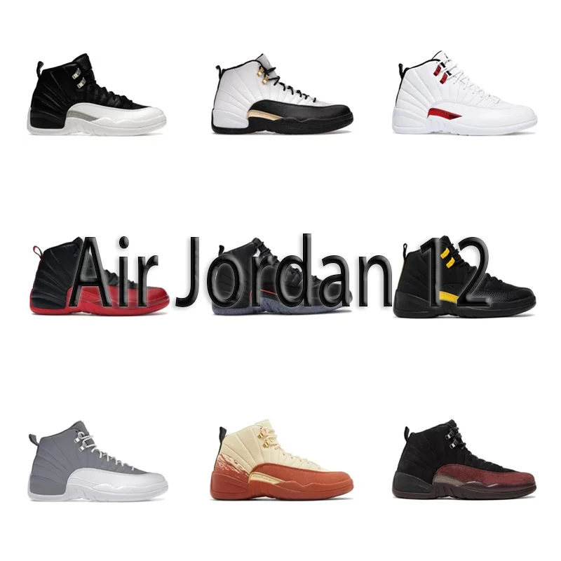 Air Jordan 12 Sneakers in Various Colorways