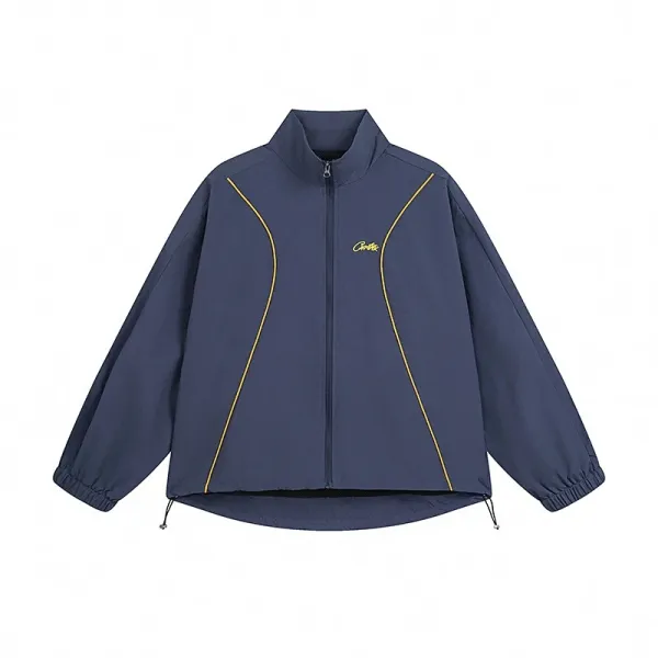 CRTZ Windbreaker Navy Blue Outerwear - 11