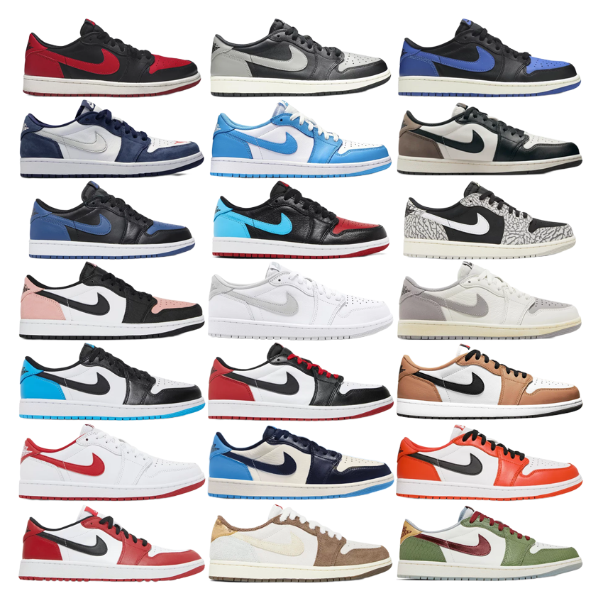Nike Air Jordan 1 Low Sneakers [21 styles]