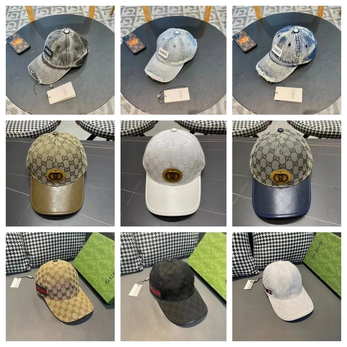 Gucci hat peaked cap