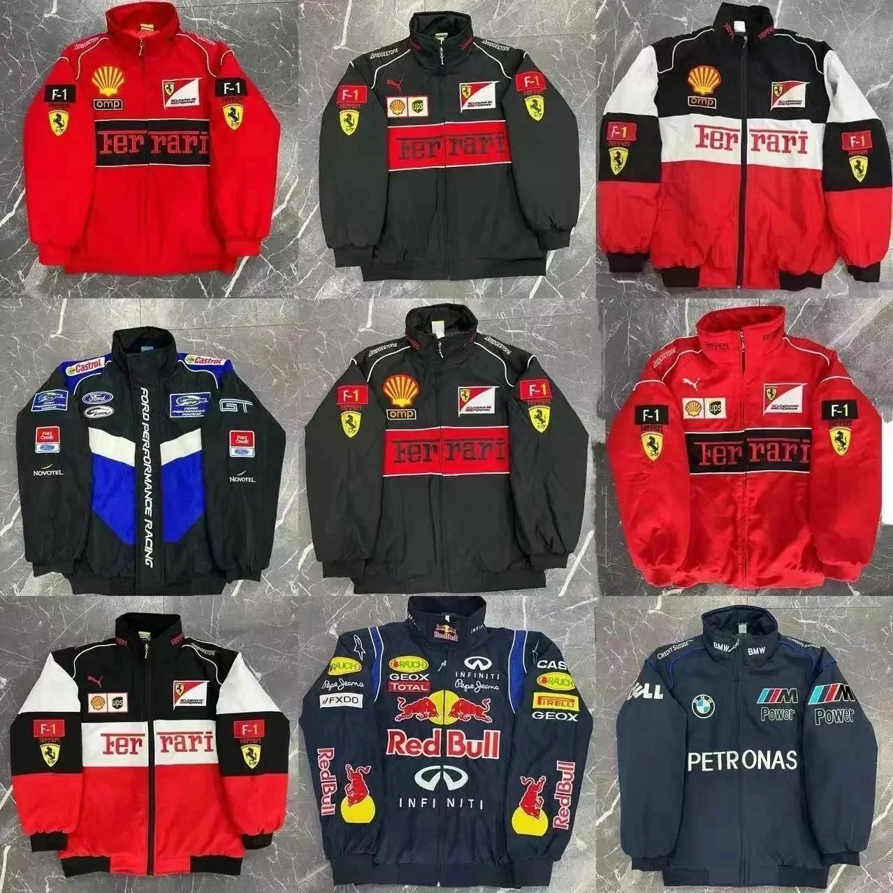 Ferrari F1 Racing Jackets [26 styles]