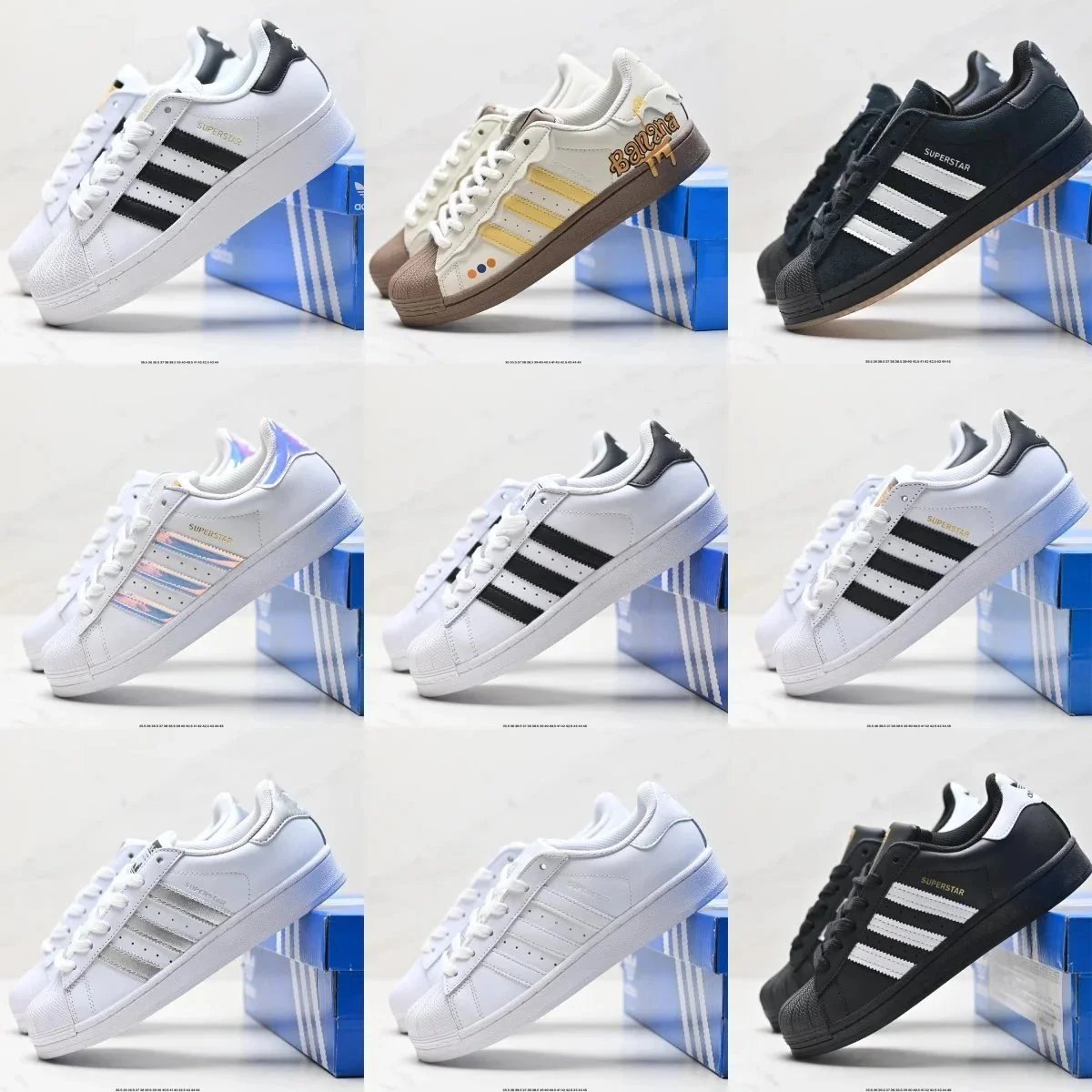 Adidas Superstar Sneakers [30 styles]