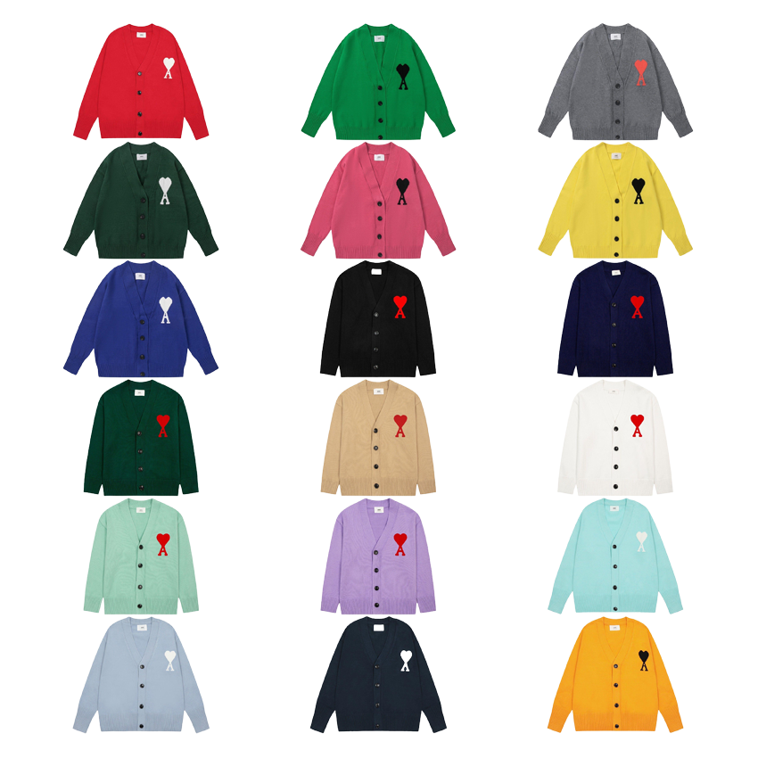 AMIRI Heart Logo Cardigan Sweater [18 styles]