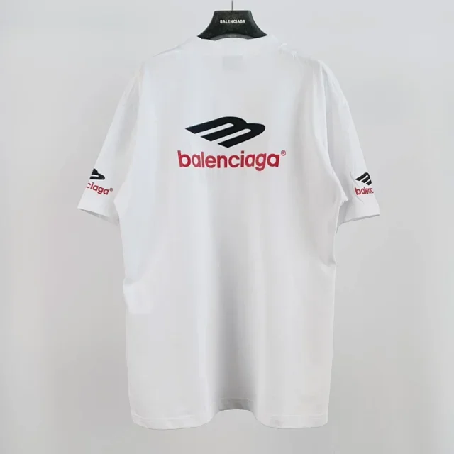 Balenciaga White Short Sleeve T-Shirt