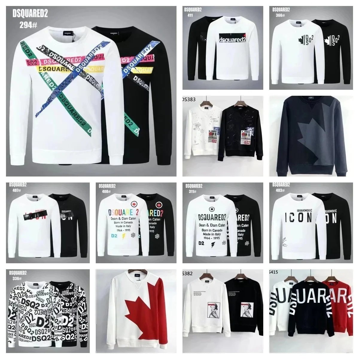 DSQUARED2 Sweatshirts [35 styles]