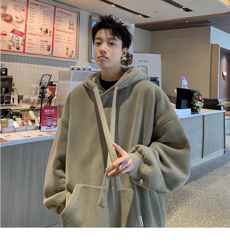 Loose Comfortable Fleece Sweatshirt photo 8