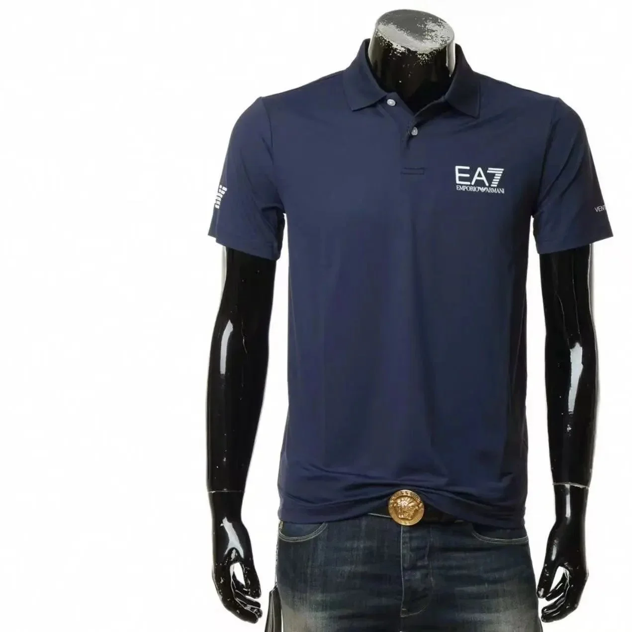 EA7 Blue Polo Shirt