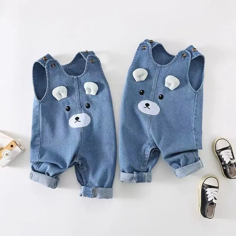 Baby Soft Denim Overalls photo 4