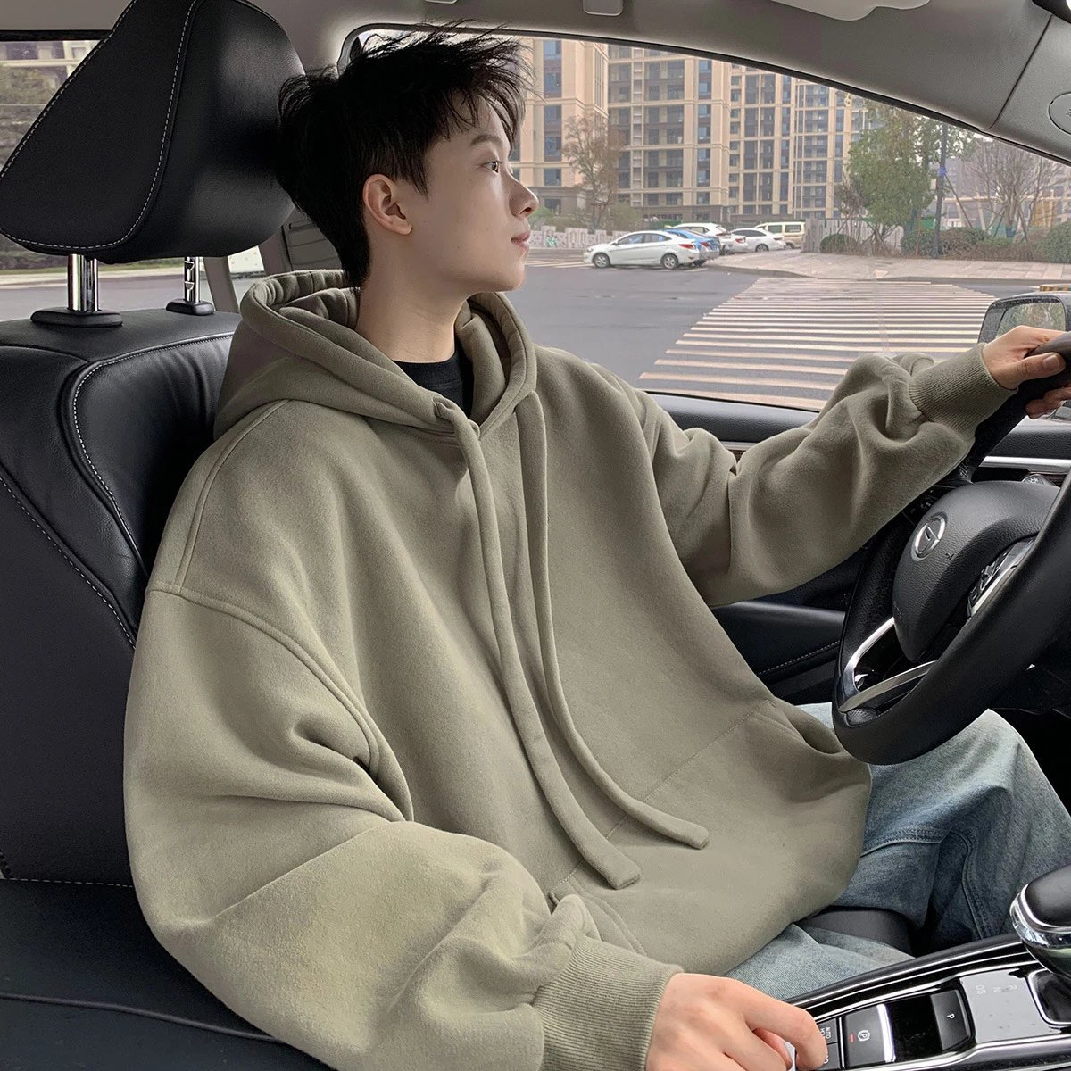 Loose Comfortable Fleece Sweatshirt photo 5