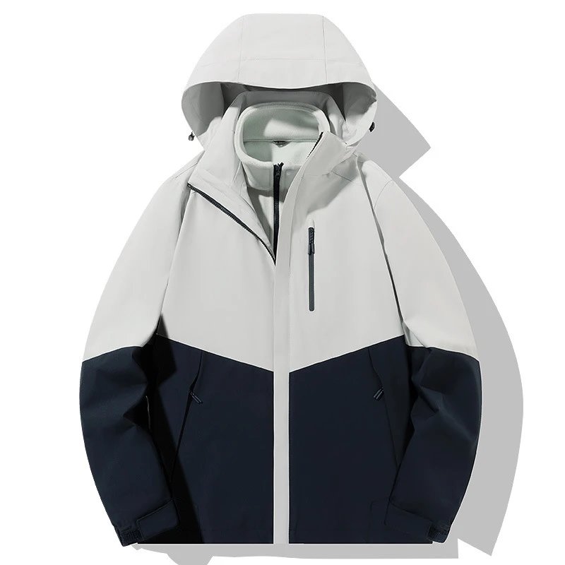 Detachable three-in-one jacket