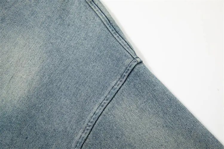Washed Gradient Denim Sweatshirt photo 7