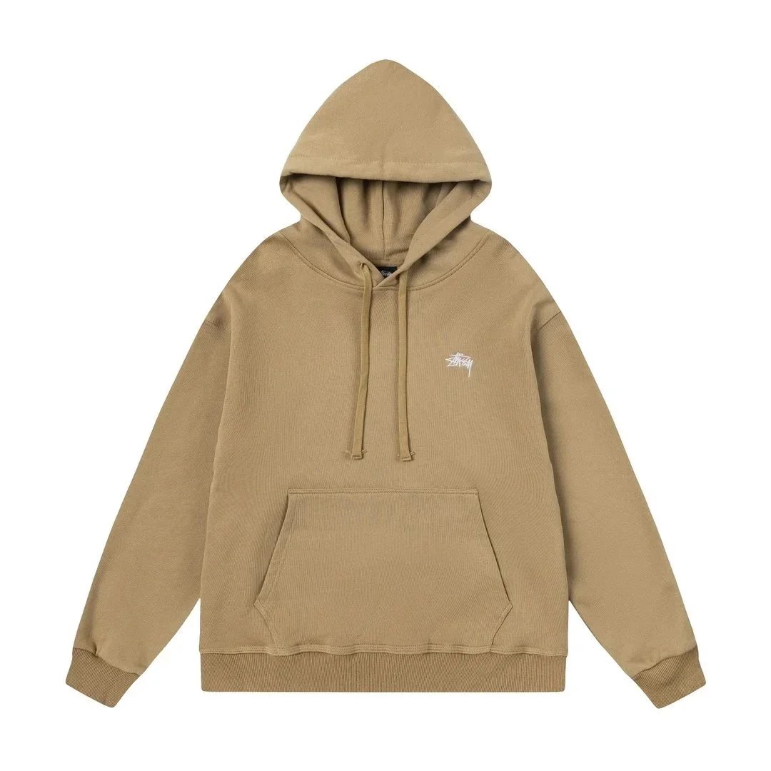 Stussy Dice Print Black White Graphic Hooded Sweatshirt