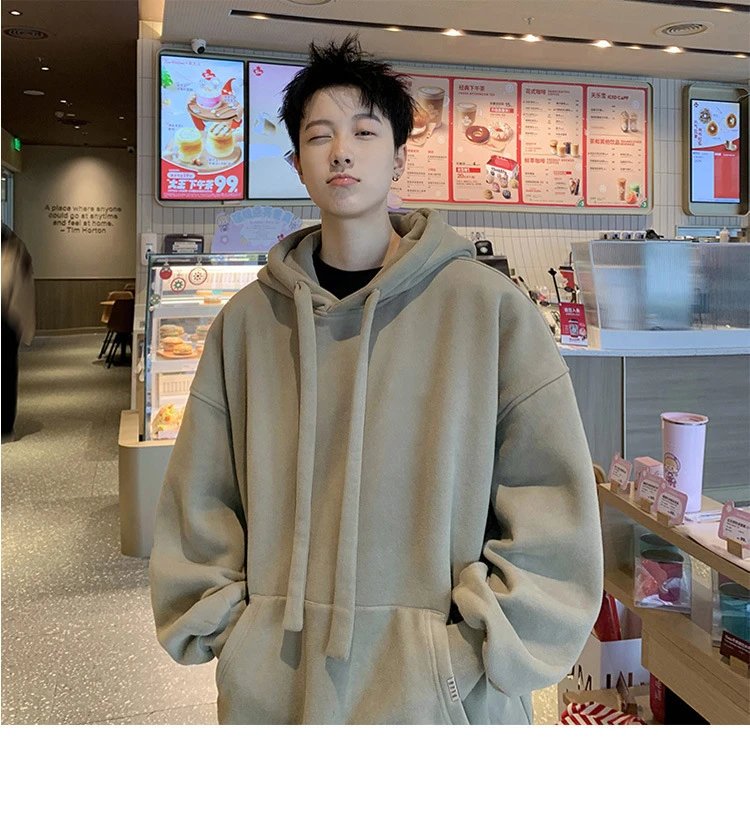 Loose Comfortable Fleece Sweatshirt photo 7