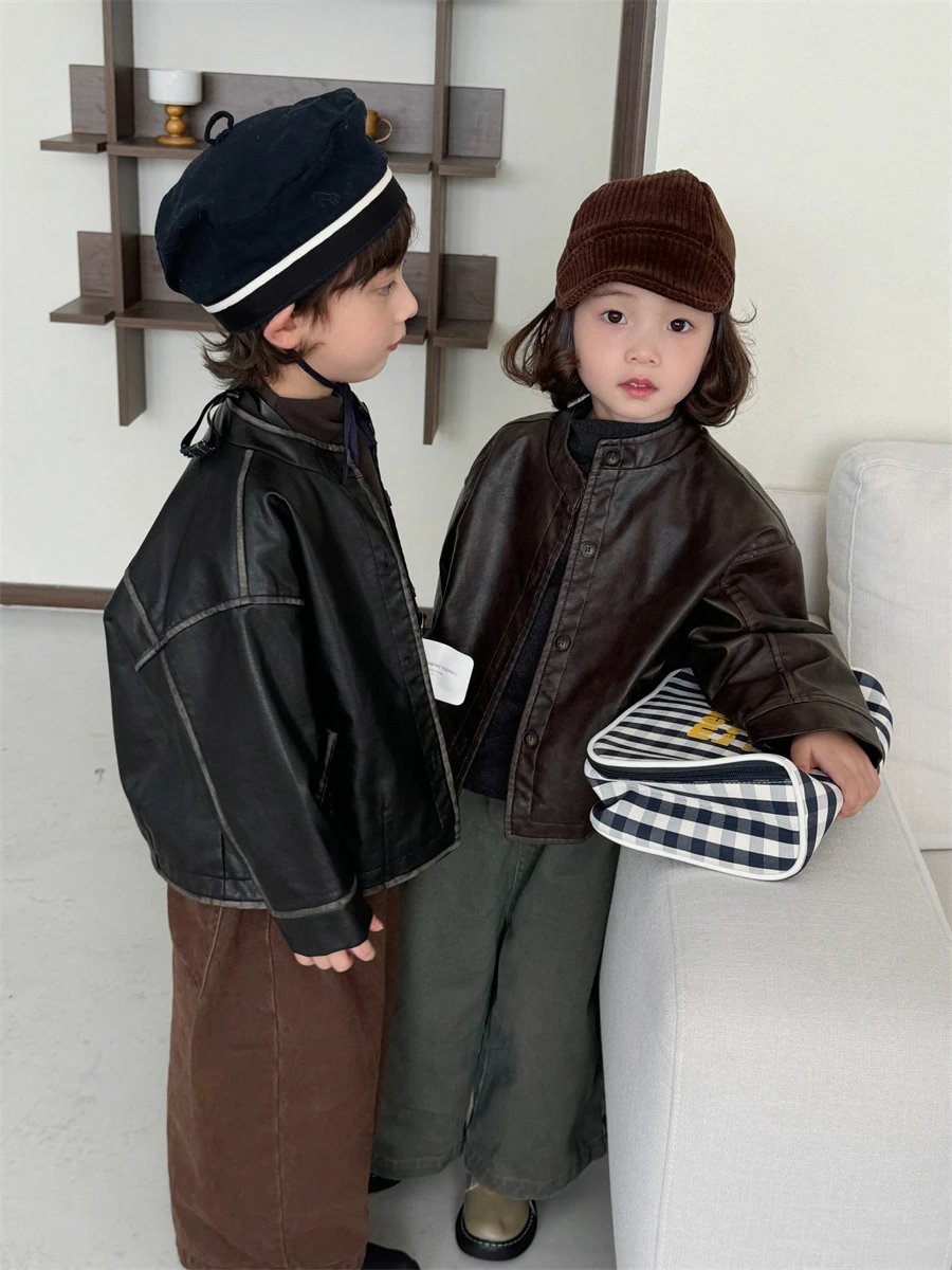 Little Me Brown Jacket