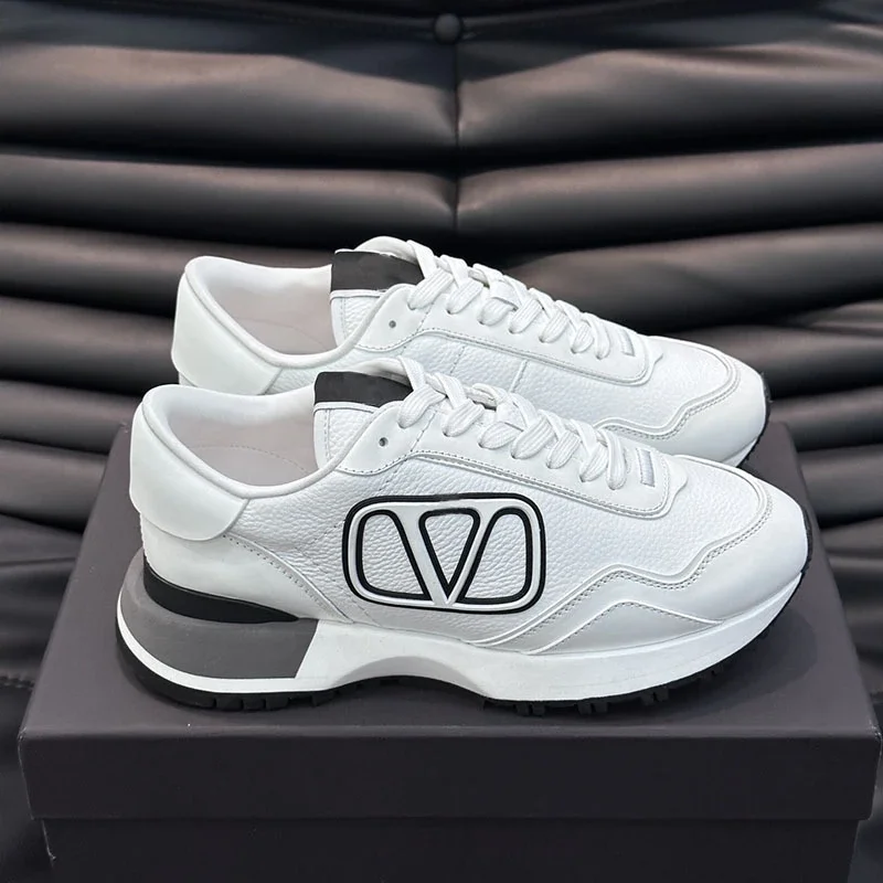 Valentino White Leat
