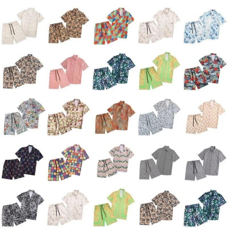 Hawaiian Print Shirt and Shorts Set [1 style]