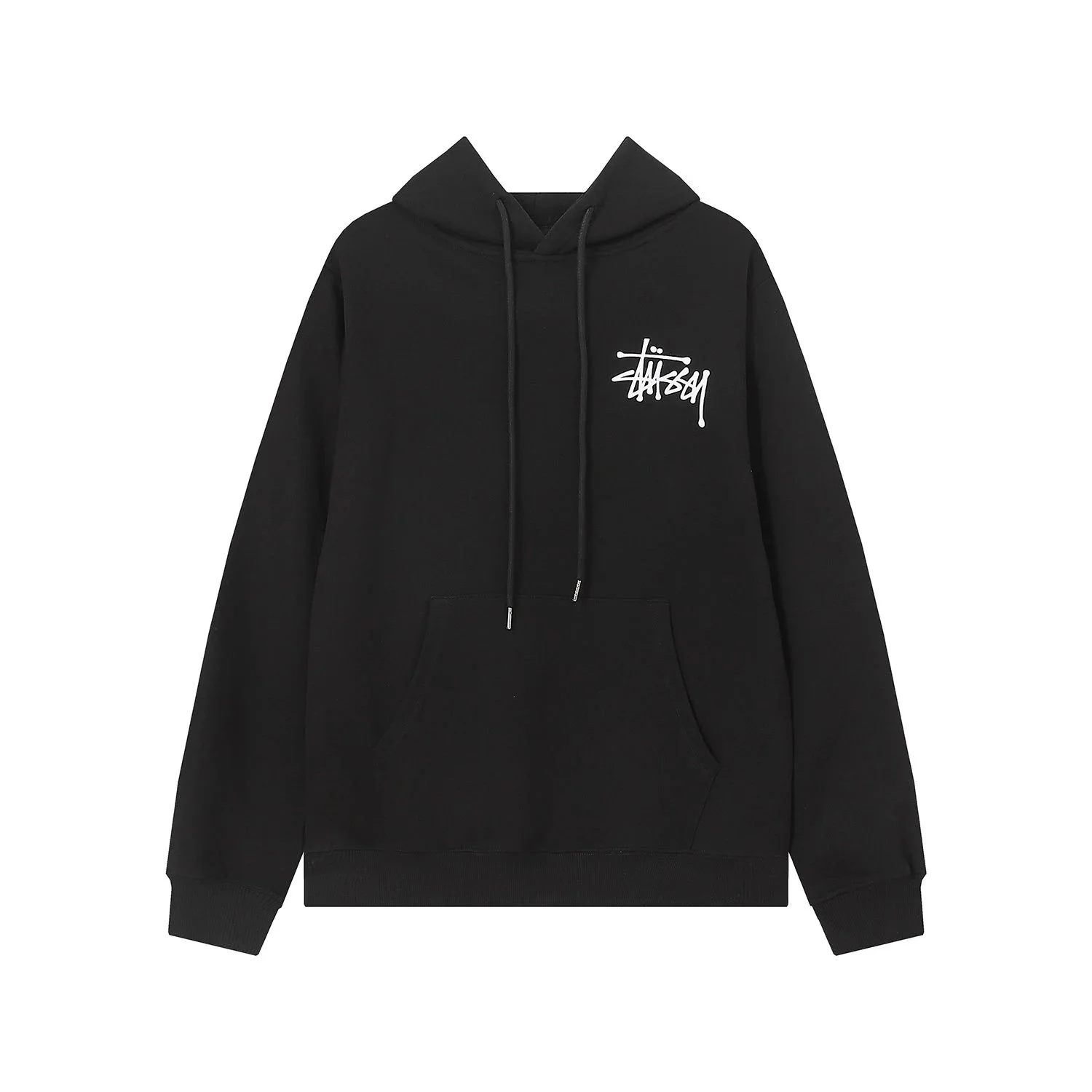 Stussy Black Hooded 