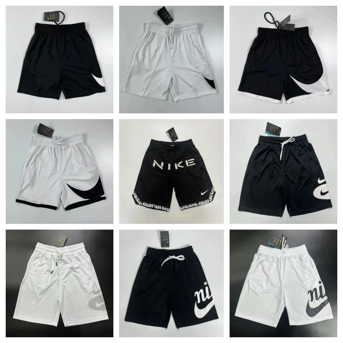 Nike Black and White Shorts