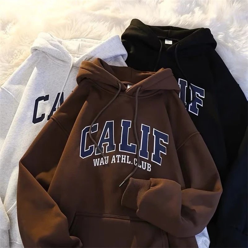 Korean style loose student Hoodies