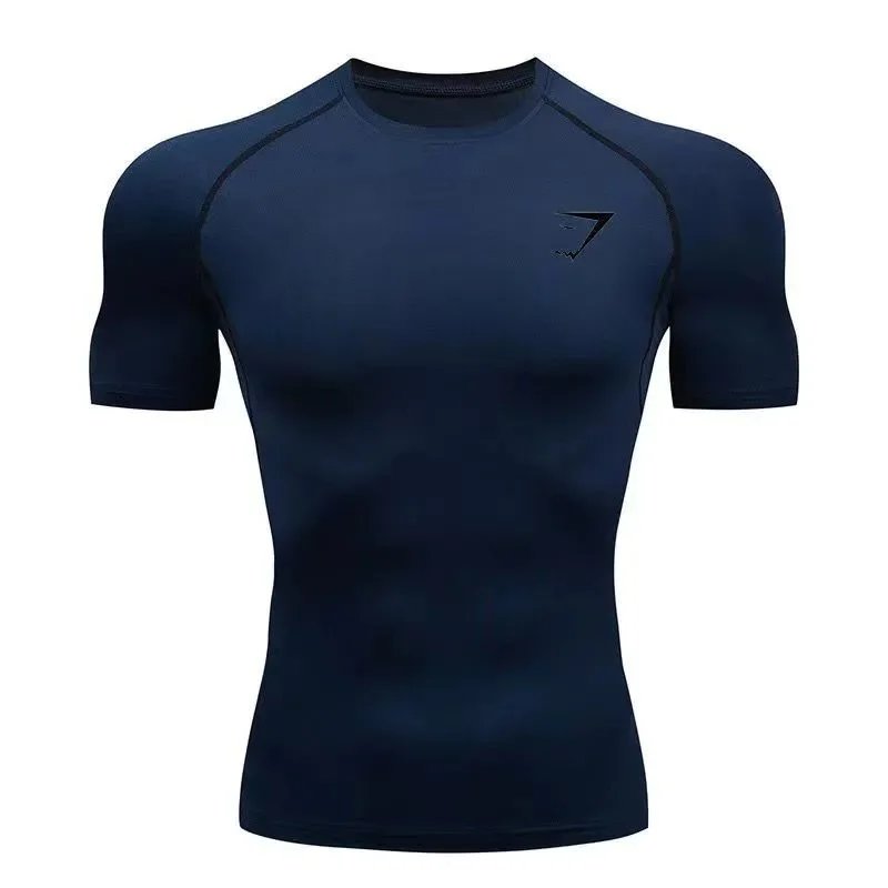 Fitness quickdrying tight short sleeves 9