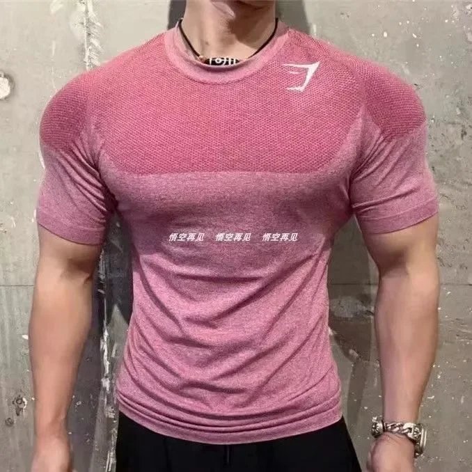 Fitness quickdrying tight short sleeves 13