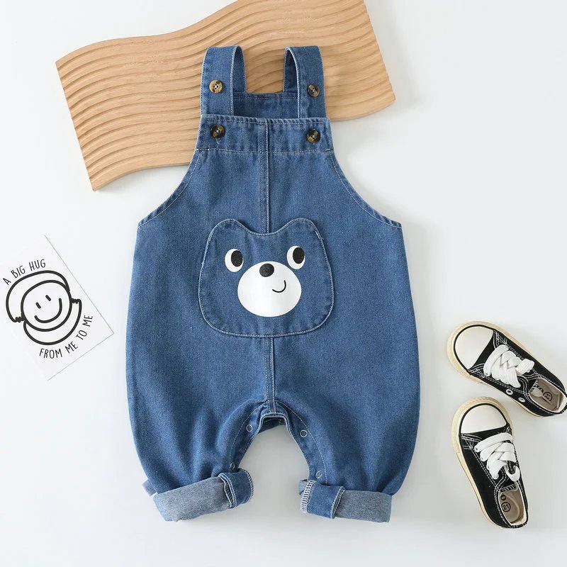 Baby Soft Denim Overalls photo 3