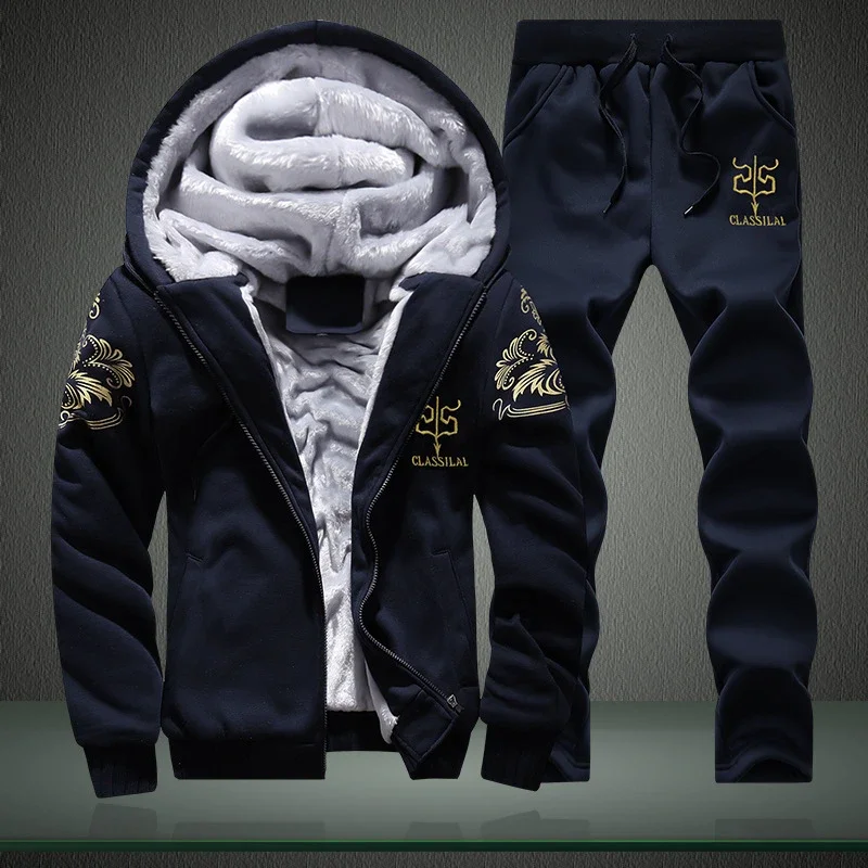 Classilal Navy Fleec