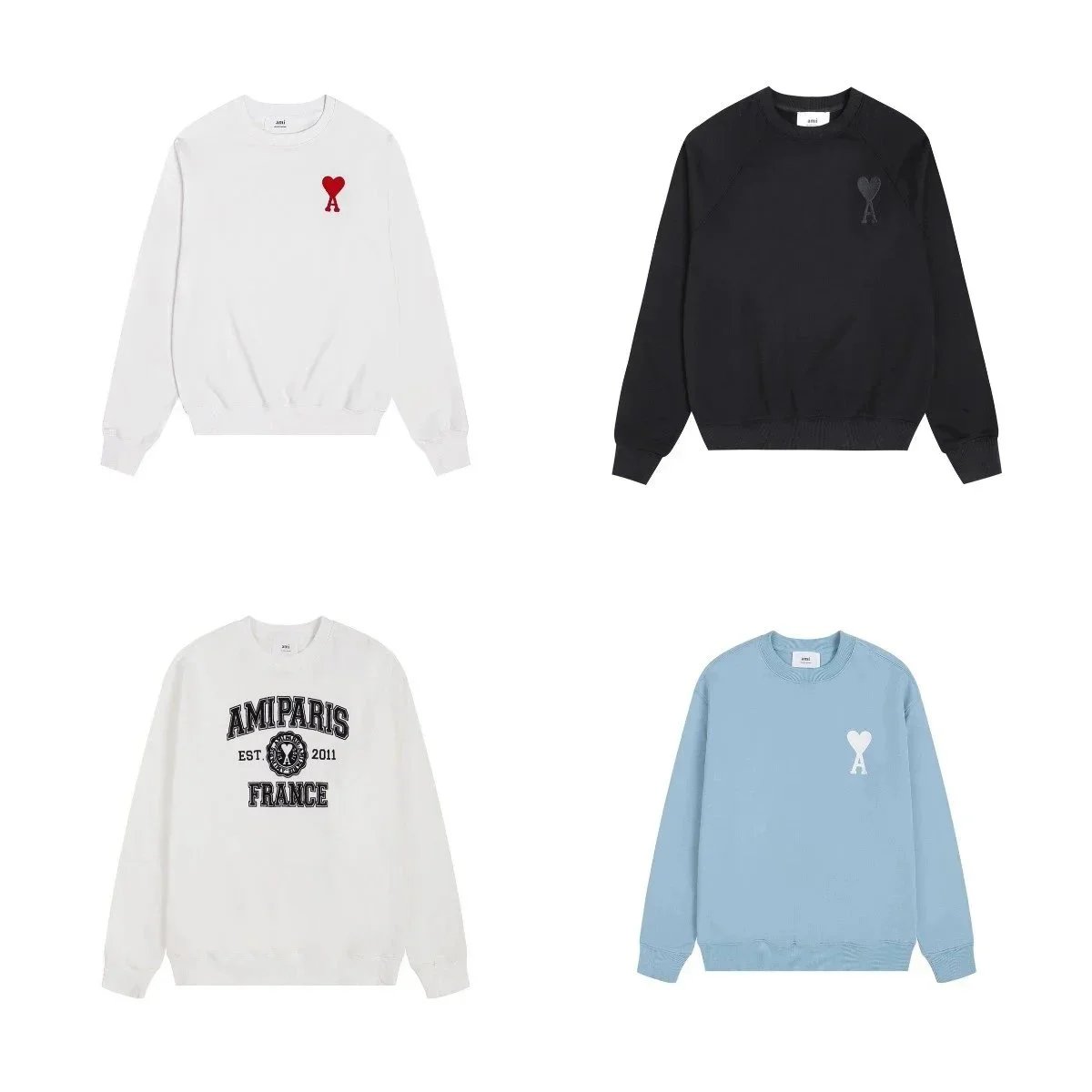 Ami Paris Heart Logo Sweatshirt [26 styles]