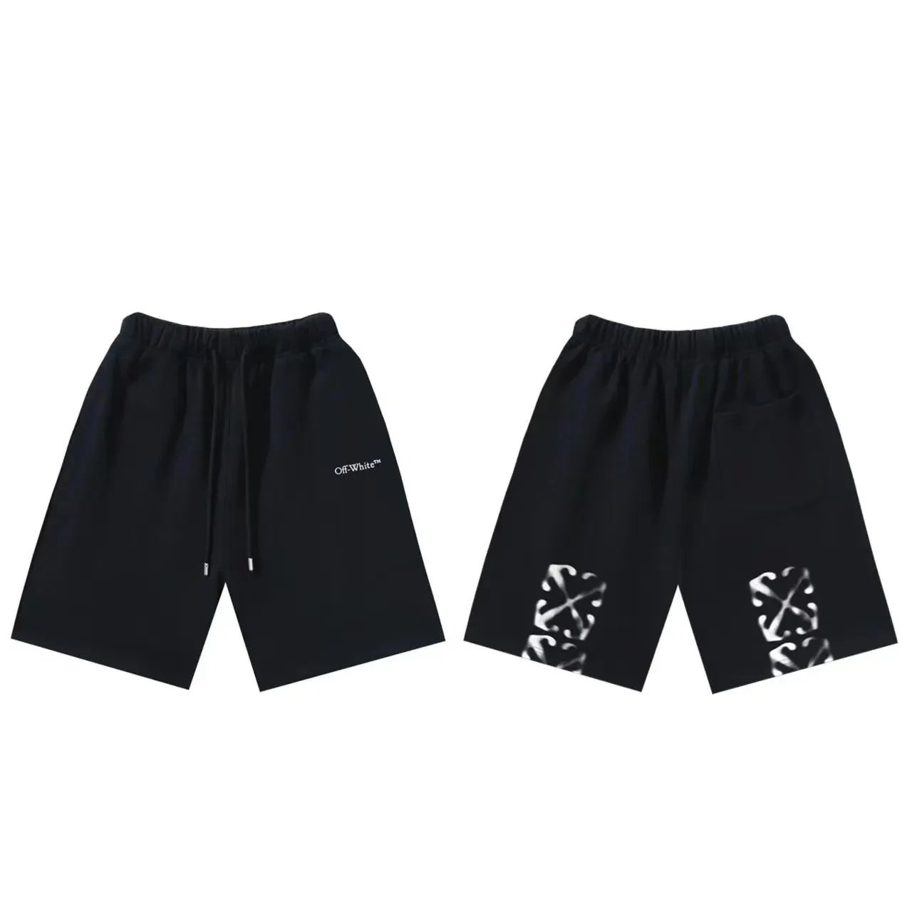 Off-White Shorts Graphic Drawstring — 40