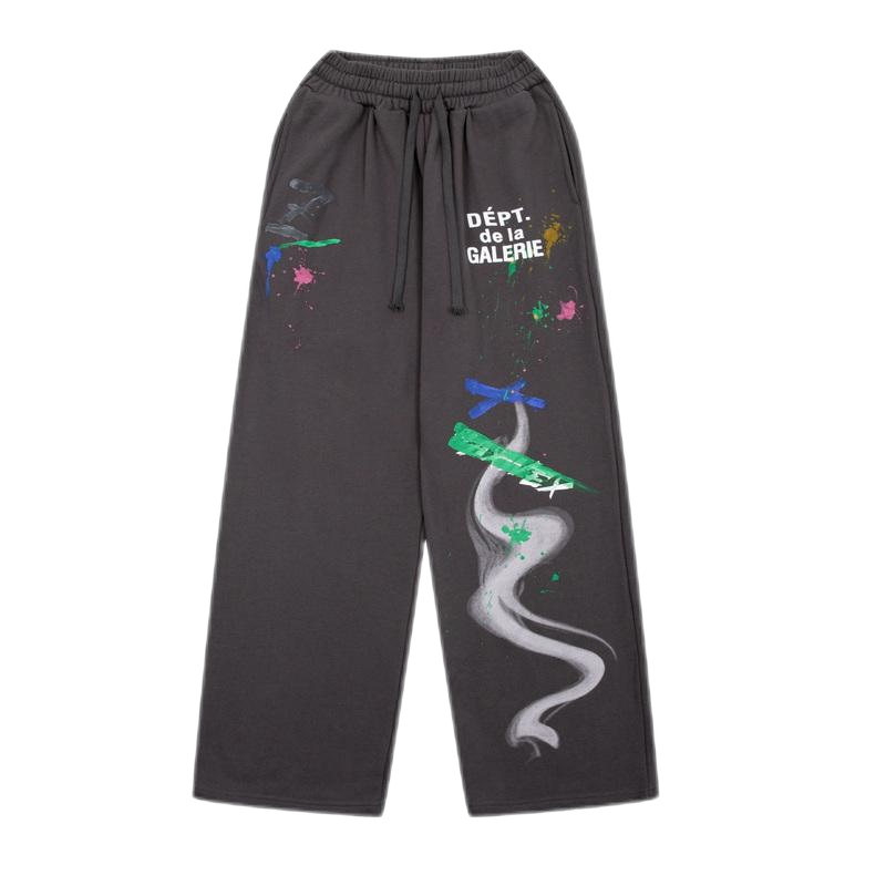 Dept. de la Galerie Dept. de la Galerie Paint Splatter Sweatpants Black