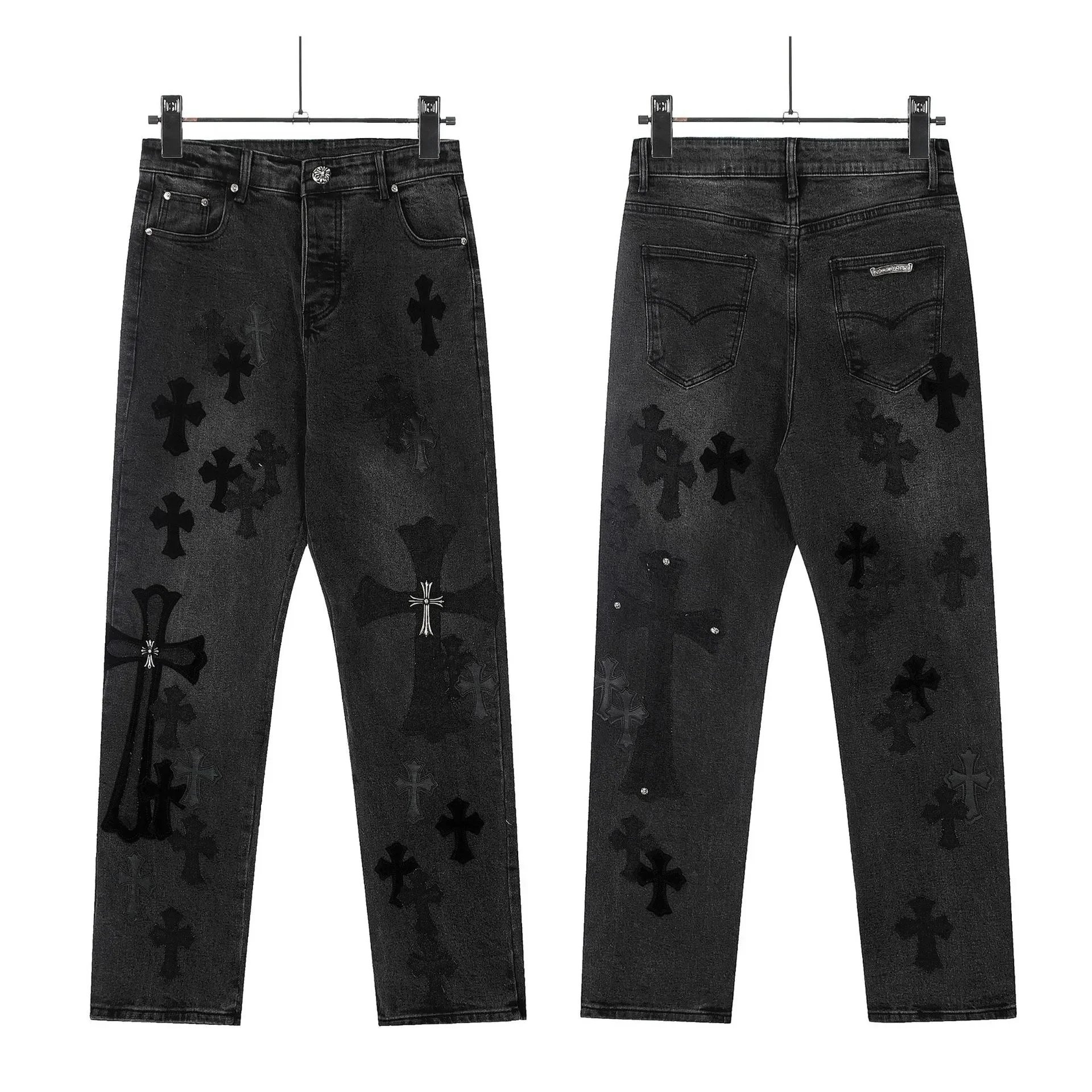 8120金属黑十字黑裤