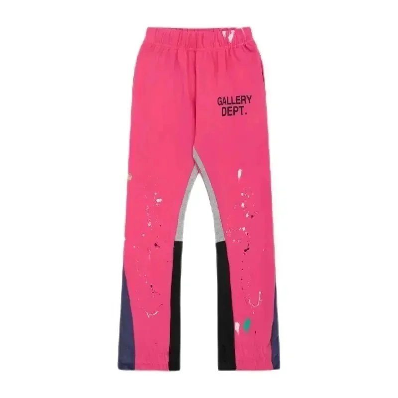 Gallery Dept. Trousers Drawstring with paint-splatter graphics — 39