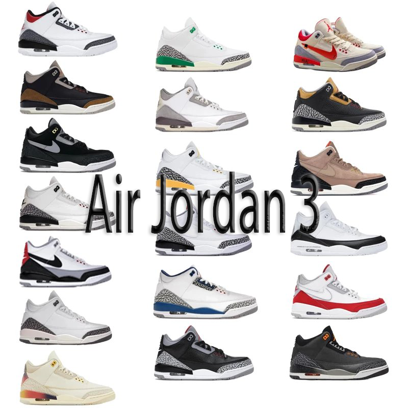 Nike Air Jordan 3 Sneakers [19 styles]