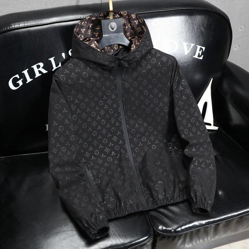 Versace Monogram Print Hooded Jacket [4 styles]