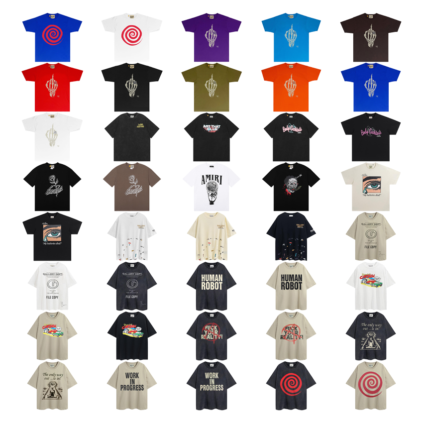 Various Brands Graphic T-Shirts [40 styles]