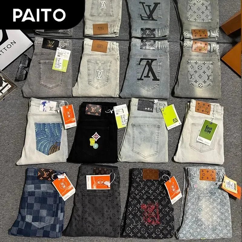 PAITO Louis Vuitton Monogram Jeans [38 styles]