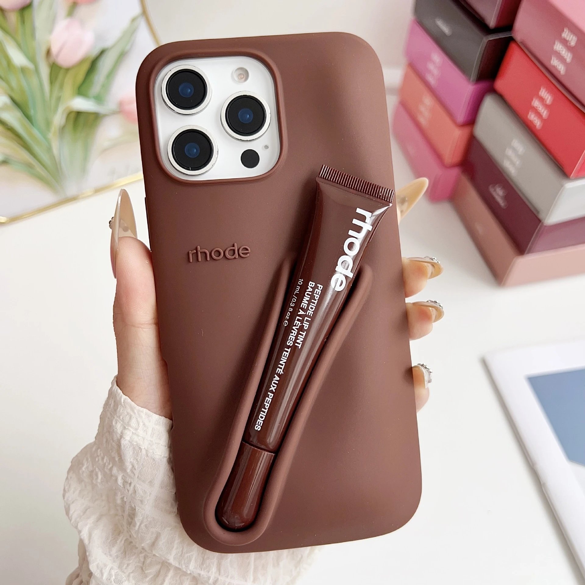 Rhode Lip Tint Case Set Multi Color Silicone Phone Accessory