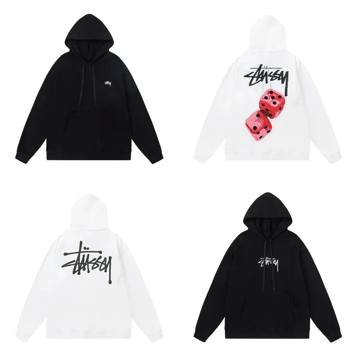 Stussy Black and Whi