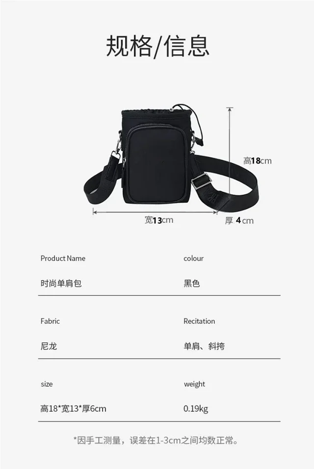 Prada Crossbody Bags Nylon Bag with Detachable Pouch product detail image 5