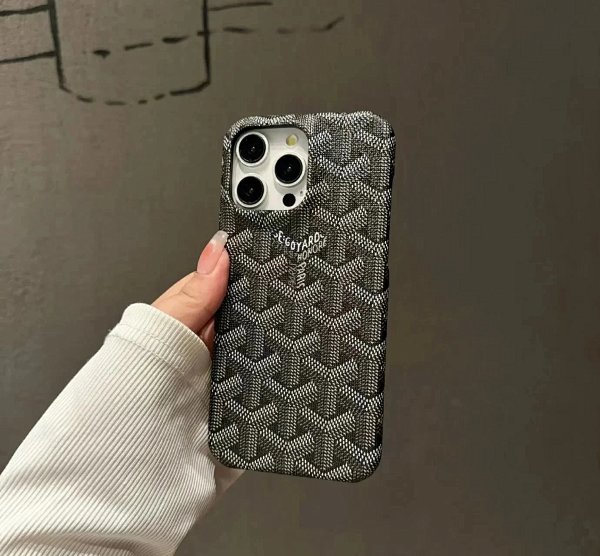 Goyard Saint Louis iPhone Case Charcoal Gray Phone Case product listing in Litbuy spreadsheet finds