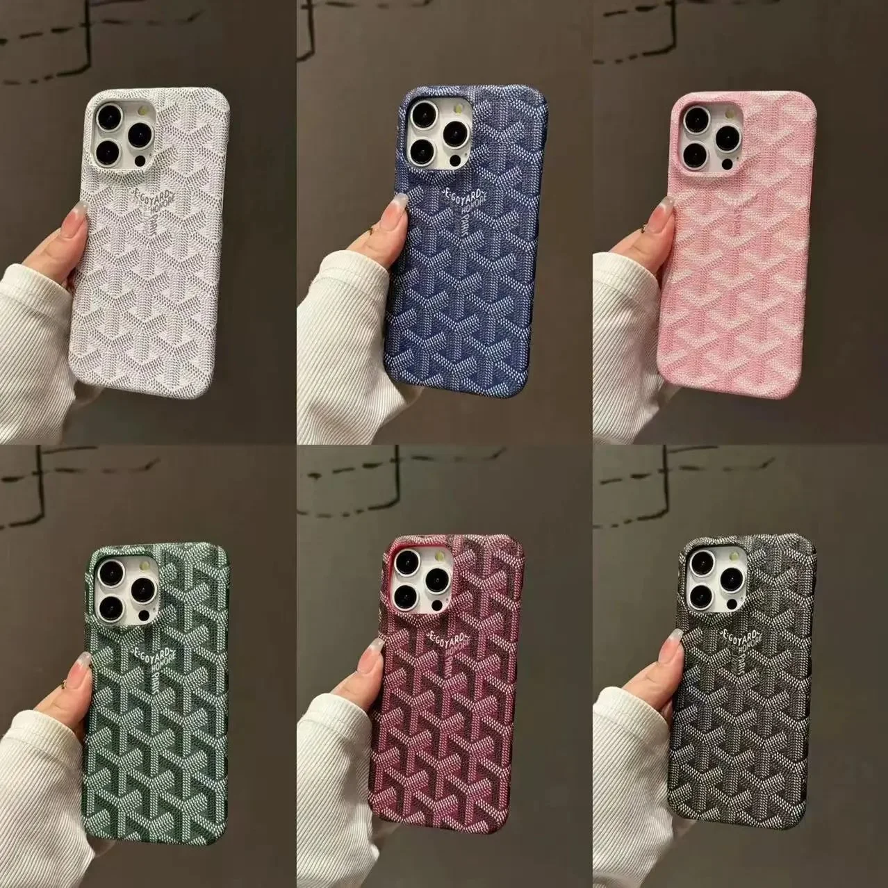 Goyard Patterned iPh