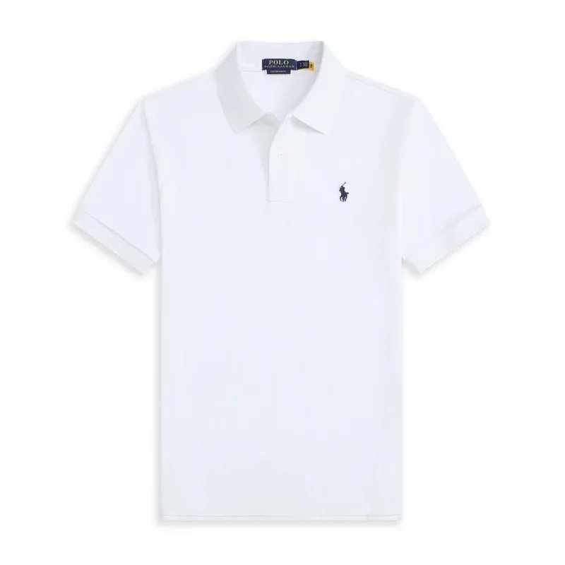 1 White Navy Blue Tag