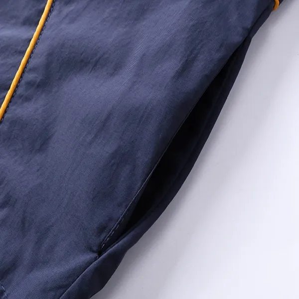 CRTZ Windbreaker Navy Blue Outerwear - 15