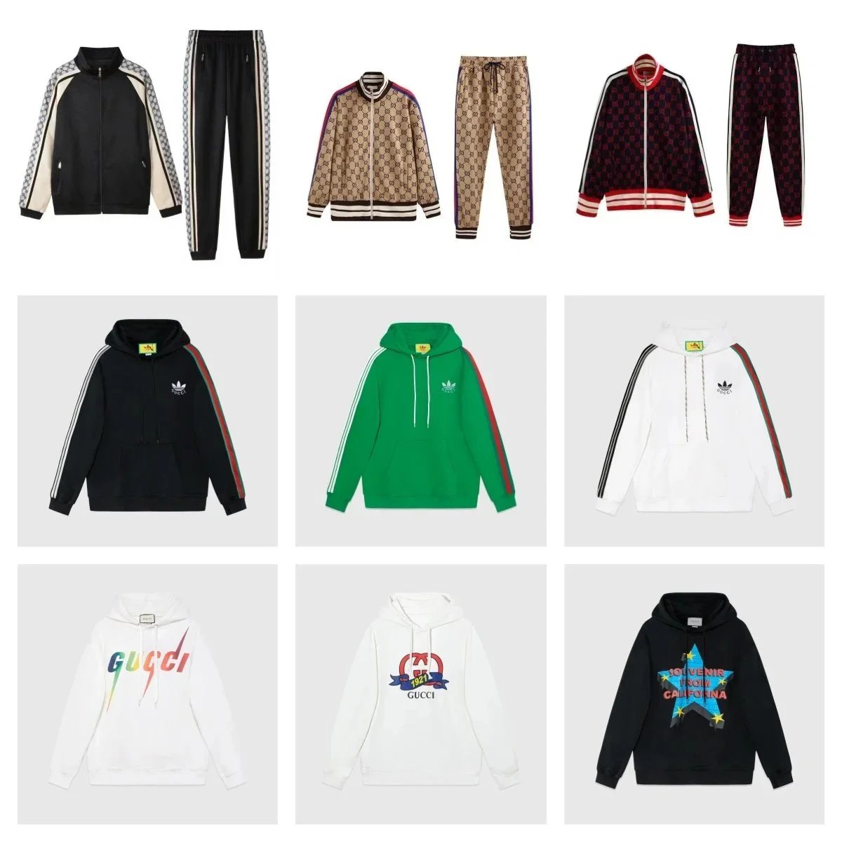 Gucci Black Hoodie with Colorful Logo