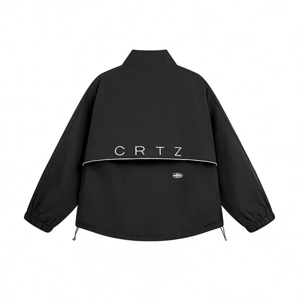CRTZ Windbreaker Black Outerwear - 1